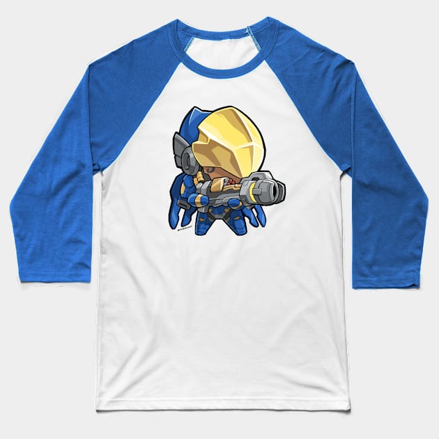 Lil Soaring Soldier Baseball T-Shirt by fallerion